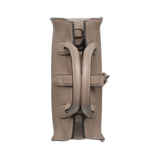 Small tote bag with hook closure
