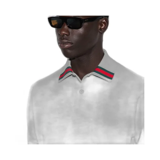 Cotton polo shirt with Web