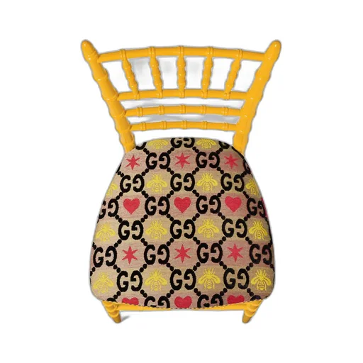 Chiavari chair with GG jacquard