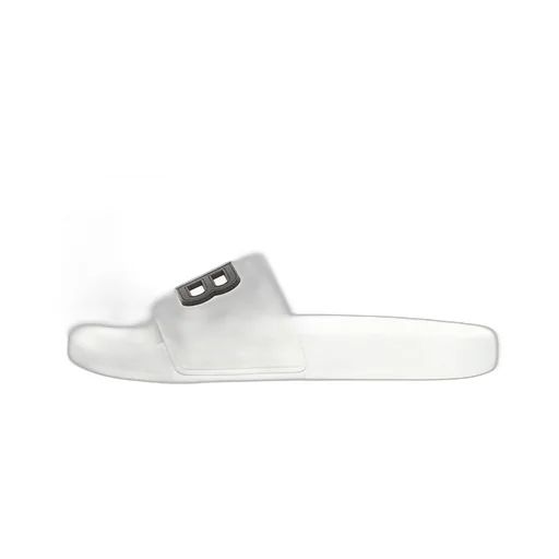 Pool Slides 3D BB Logo White