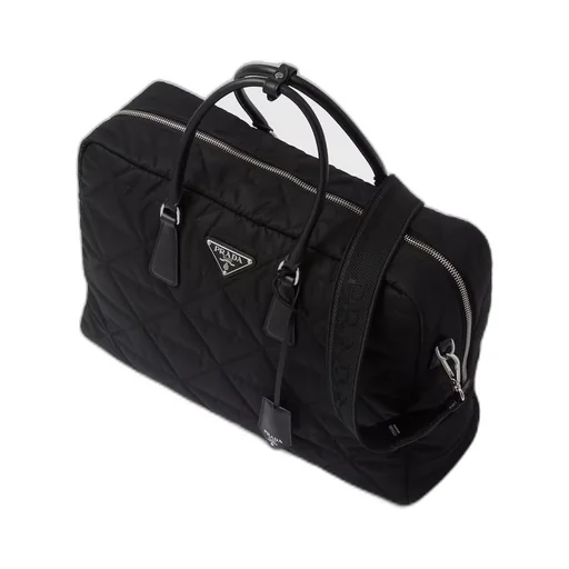 Quilted Re-Nylon travel bag