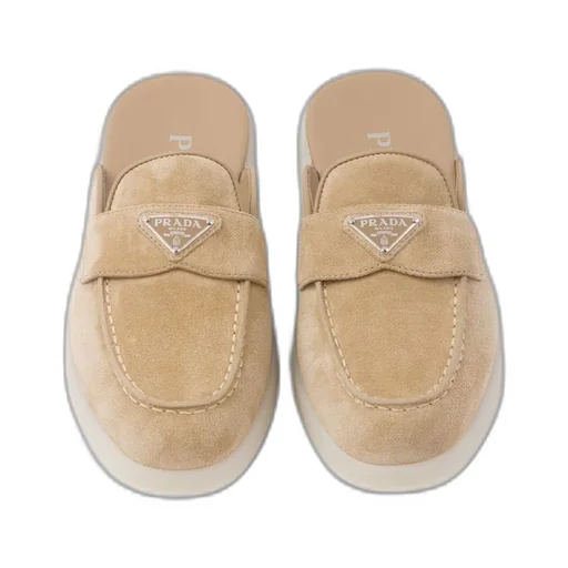Suede mules