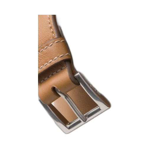 Prada Buckle leather handbag with double belt