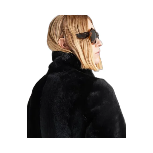 Shearling fur coat