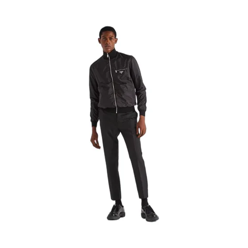 Reversible wool and Re-Nylon jacket