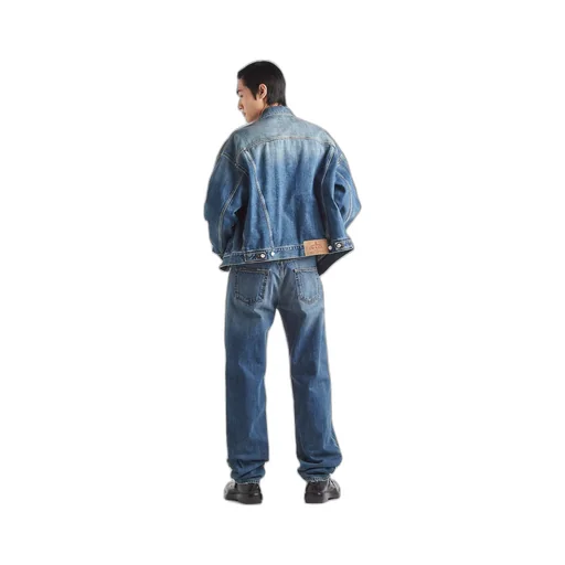 Denim trucker jacket