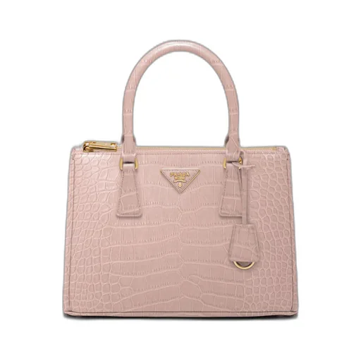 Medium Prada Galleria crocodile leather bag