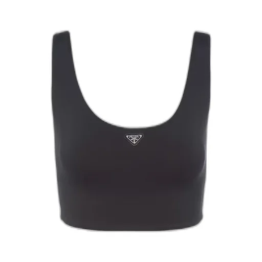 Stretch jersey top
