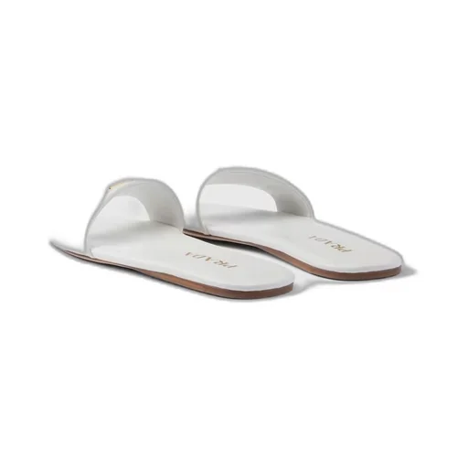 Leather slides