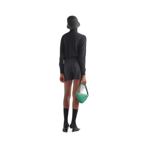 Superfine wool turtleneck sweater