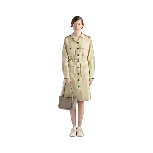 Poplin shirt-dress