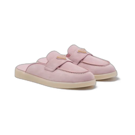 Suede mules