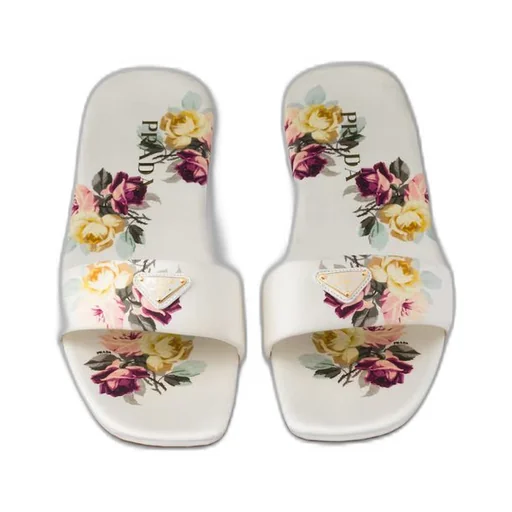 Printed satin slides