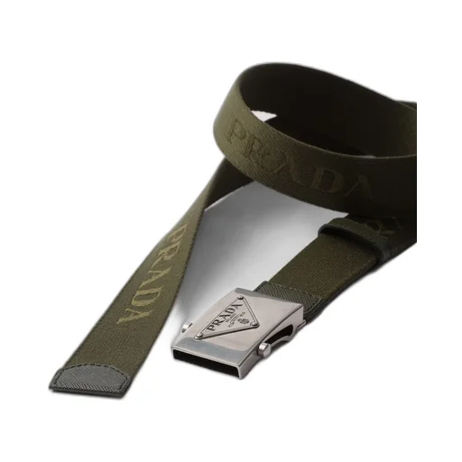 Woven cotton tape belt