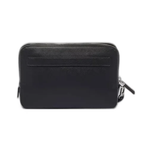 Saffiano Leather Clutch