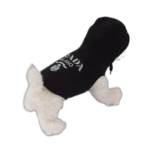 Cotton fleece hoodie for pets