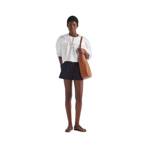 Gabardine shorts