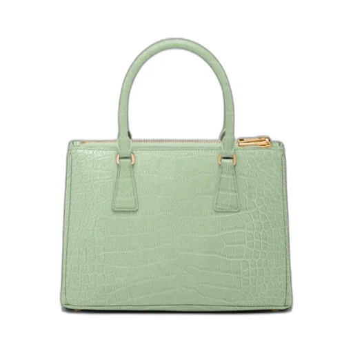 Medium Prada Galleria crocodile leather bag