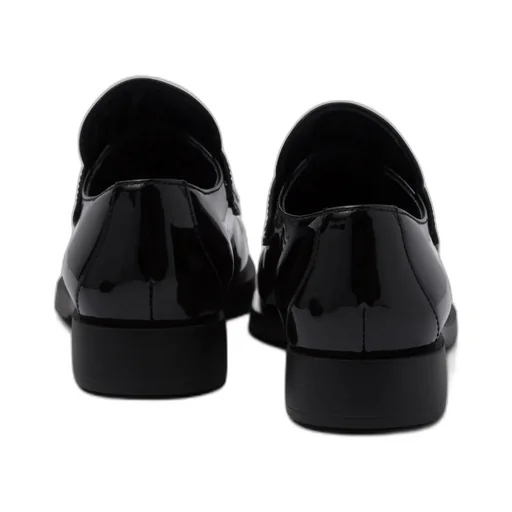Patent-leather loafers