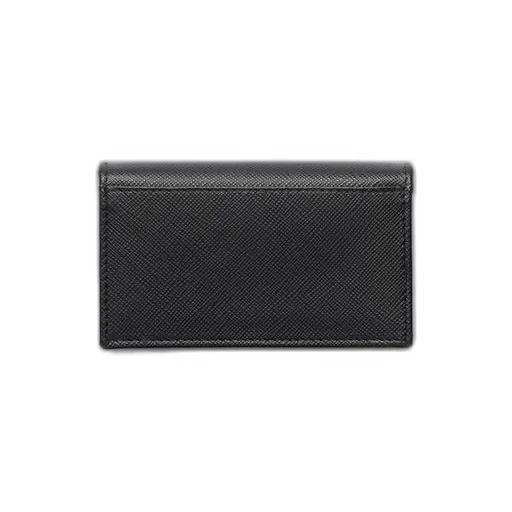 Saffiano leather card holder
