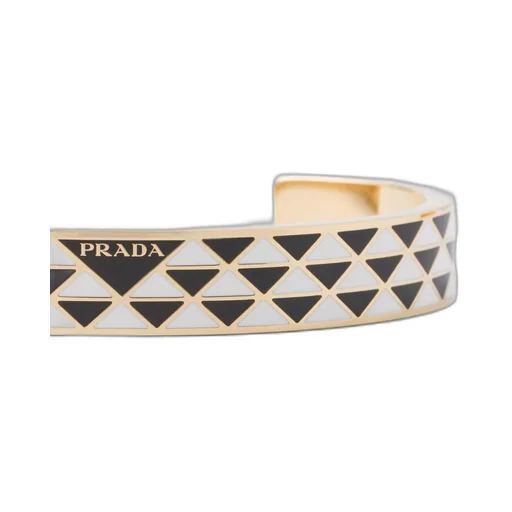 Enameled metal bracelet