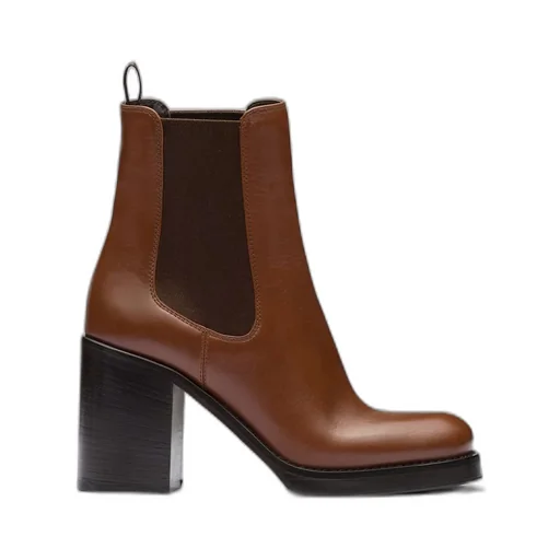 Leather booties