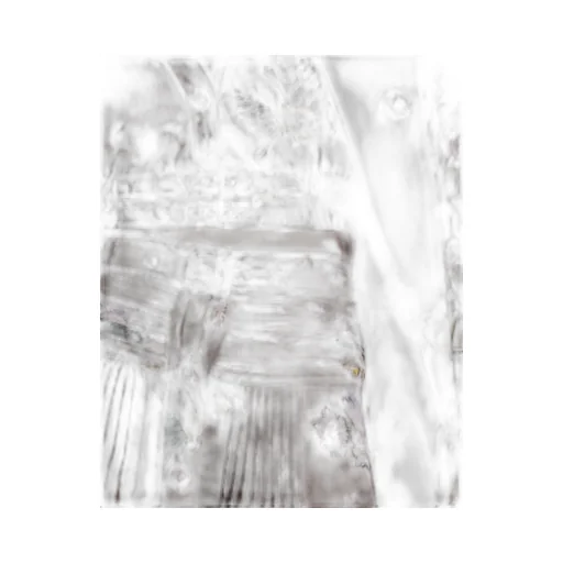 Printed pongee midi-skirt