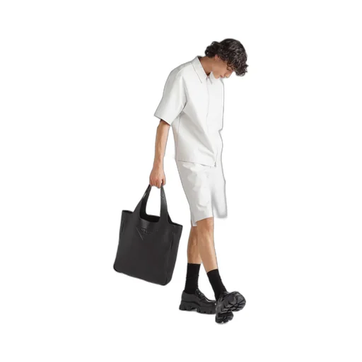 Nappa leather Bermudas