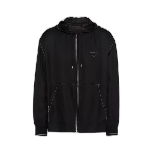 Silk blouson jacket