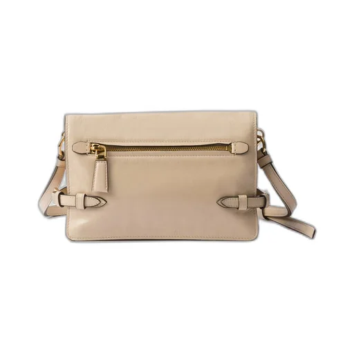 Leather shoulder bag
