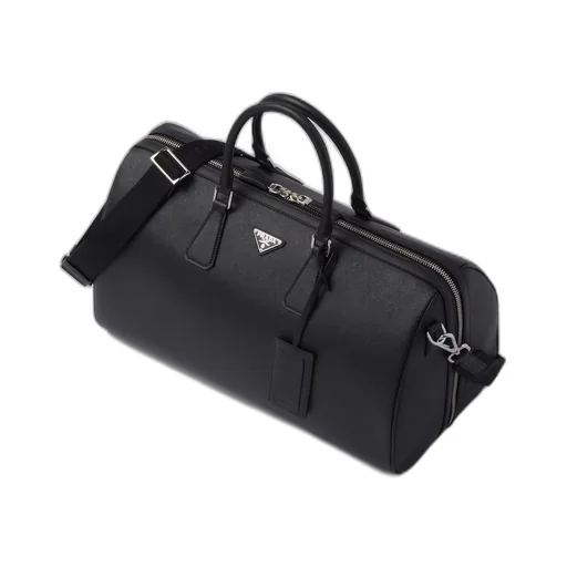 Saffiano leather travel bag