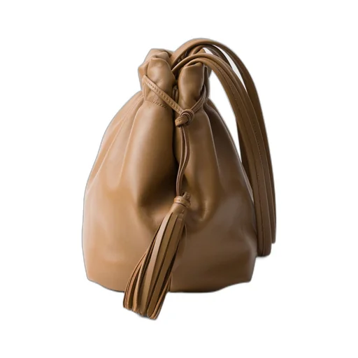 Nappa leather shoulder bag