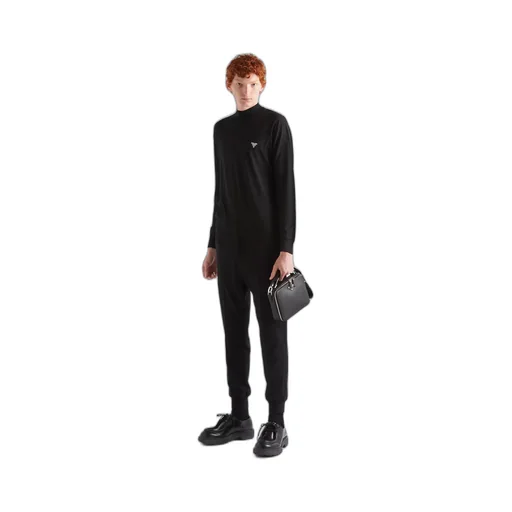 Superfine wool turtleneck sweater