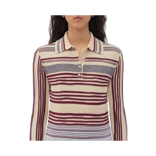 Striped Linen Polo