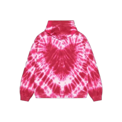 Valentines Day Tie-Dye Hoodie Wide Fit