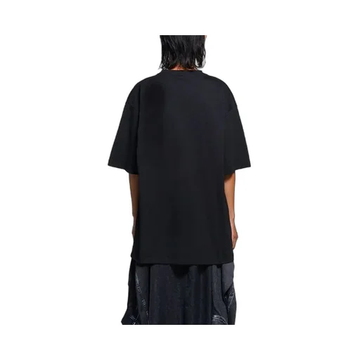 Logo Pattern Round Neck T-Shirt