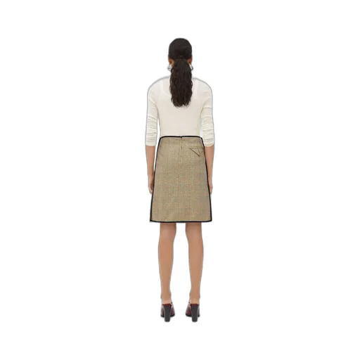 Prince Of Wales Wool Skirt