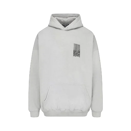 Barcode Cotton Hoodie