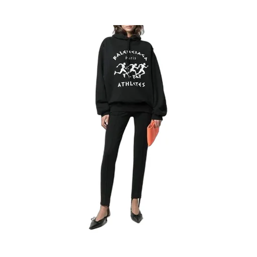 Printing Hoodie Black