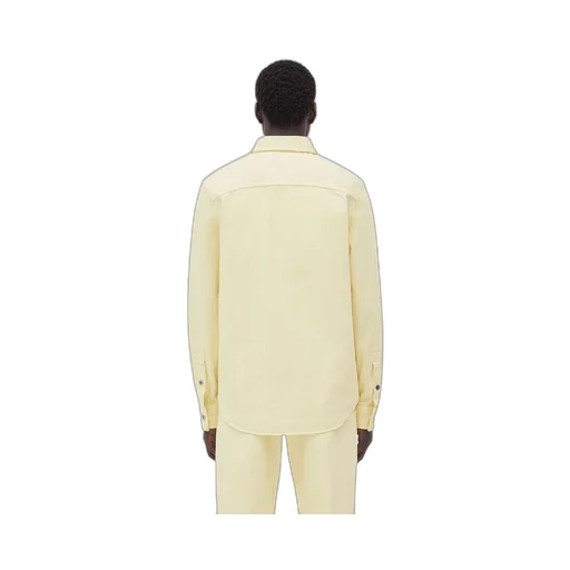 Yellow Wash Denim Shirt