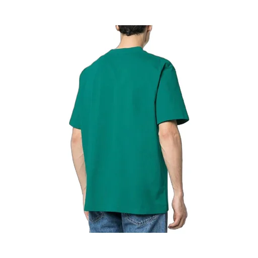 Paris Love Regular T-Shirt Printing Short Sleeve Green
