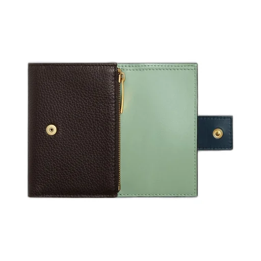 Tag Tri-Fold Zip Wallet