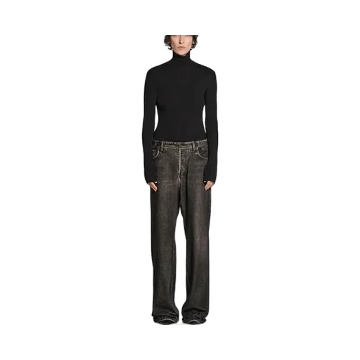 Denim Trompe L'Œil Pants