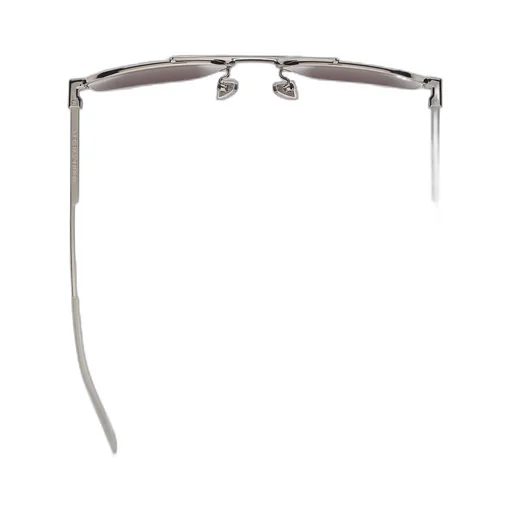 Bond Metal Half-Rim Aviator Sunglasses