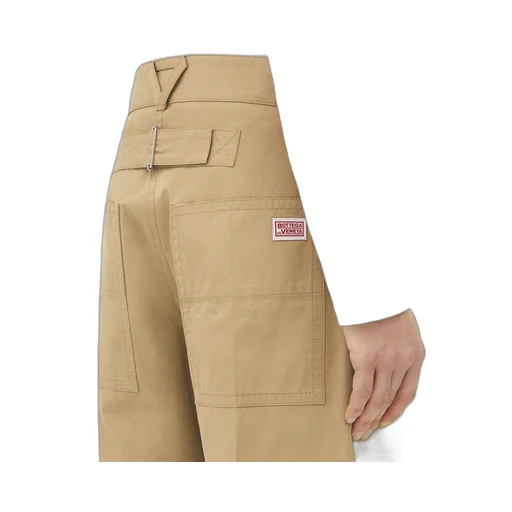 Light Cotton Twill Cargo Trousers