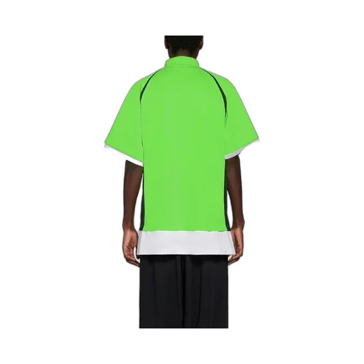 Unisex Embroidery Polo Shirt Green