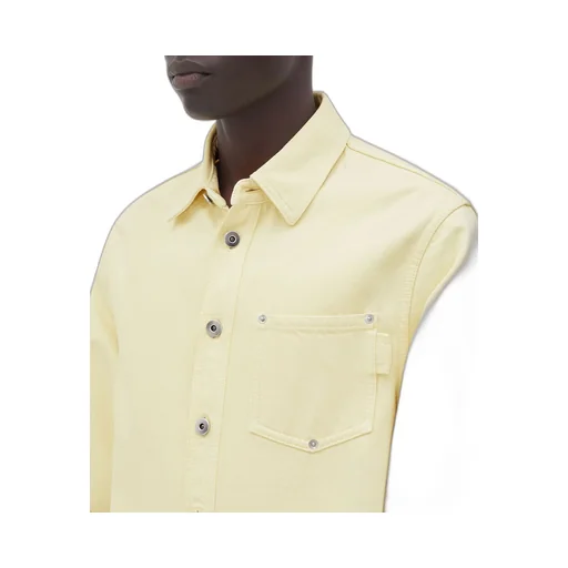Yellow Wash Denim Shirt