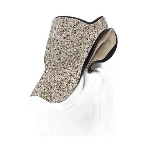 Textured Terrazzo Cotton Ruffle Skirt