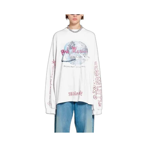 x Pink Martini Long Sleeve T-shirt Oversized