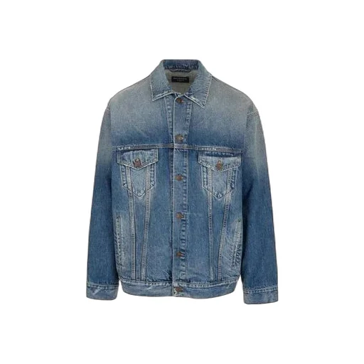Back Emblem Patch Denim Jacket